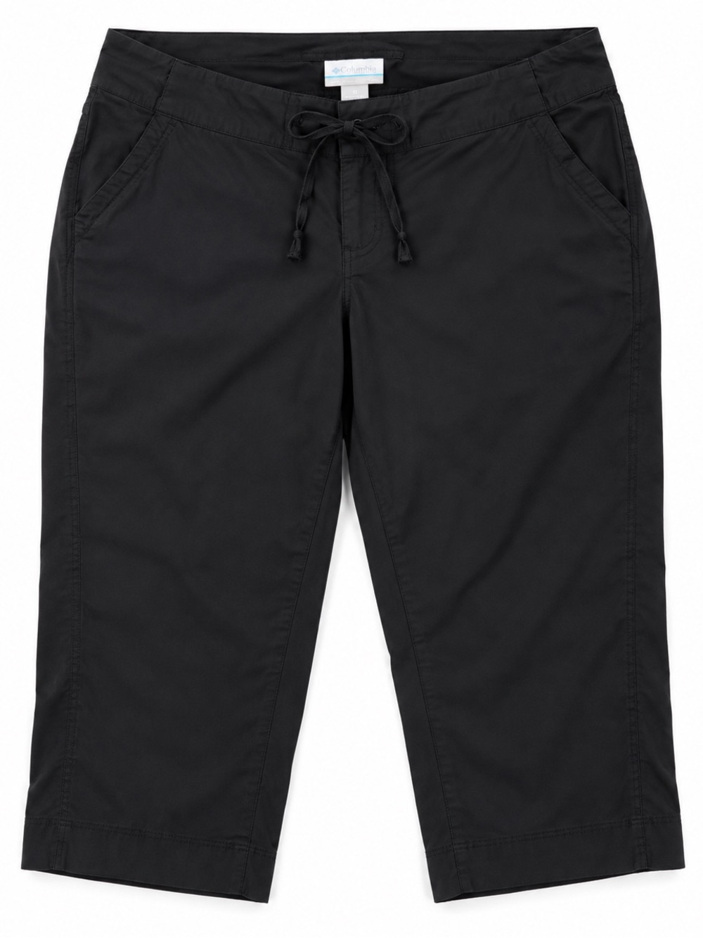 Columbia Saturday Trail Black Stretch Capris Women’s 10 Hiking Travel